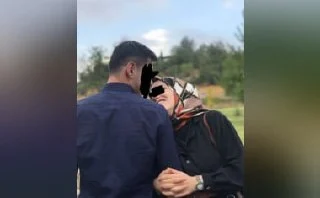 Evli türbanlı serimize devam