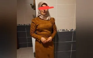 Türbanlı olgun kadın