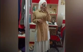 Türbanlı güzel ifsaları